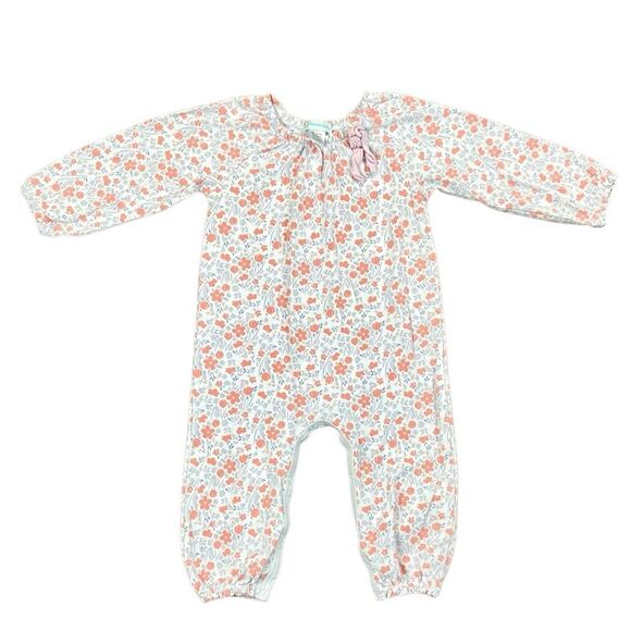 Feather Baby Bow Floral Romper 18-24 Months - Picture 1 of 9